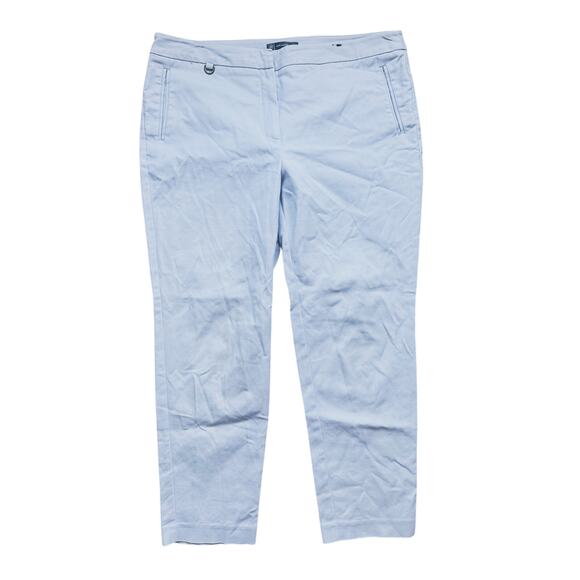 Adrianna Papell Cream Bamboo Kate Bi-Stretch Trousers Pants 14 Career Workwear - Picture 3 of 8